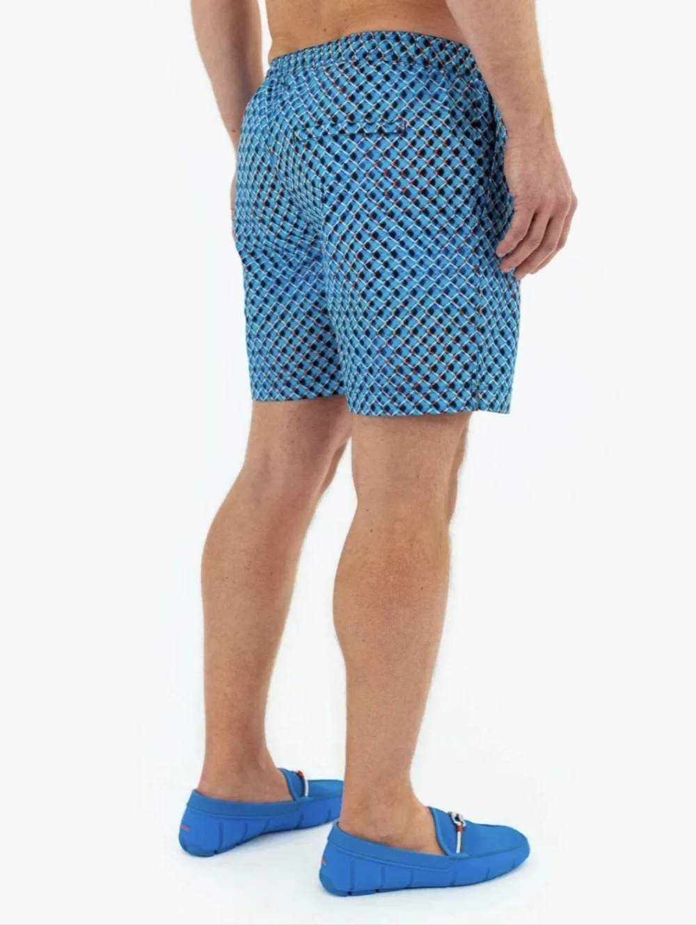 SWIMS Men's Pelosa Geometric 6.5" Swim Shorts Sz XL - Picture 3 of 12